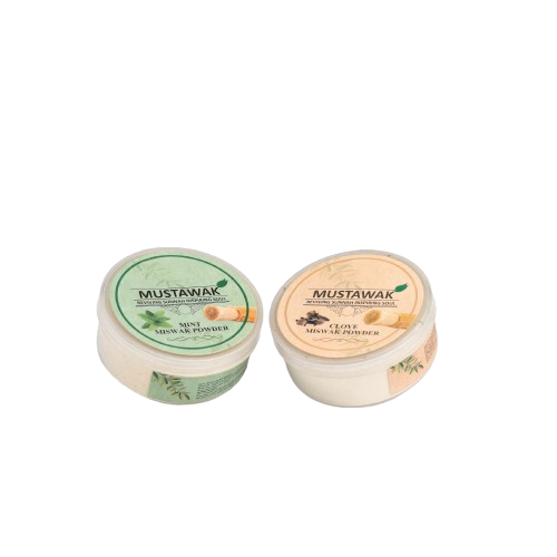 Miswak Clove And Miswak Mint Powder (Pack of 2)